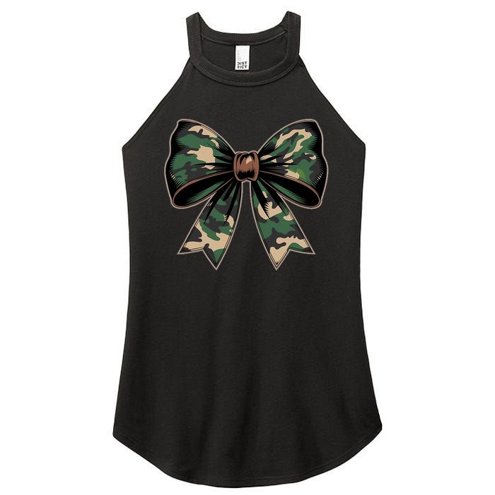 Camouflage Old Camo Bow Camo Coquette Bow Hunting Women's Perfect Tri Rocker Tank