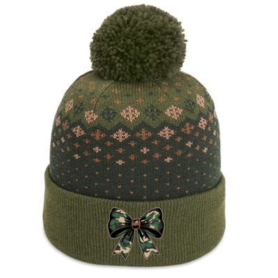 Camouflage Old Camo Bow Camo Coquette Bow Hunting The Baniff Cuffed Pom Beanie