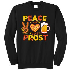 Cute Oktoberfest Costume Peace Love Prost Prost Oktoberfest Sweatshirt