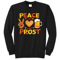 Cute Oktoberfest Costume Peace Love Prost Prost Oktoberfest Sweatshirt