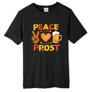 Cute Oktoberfest Costume Peace Love Prost Prost Oktoberfest Tall Fusion ChromaSoft Performance T-Shirt