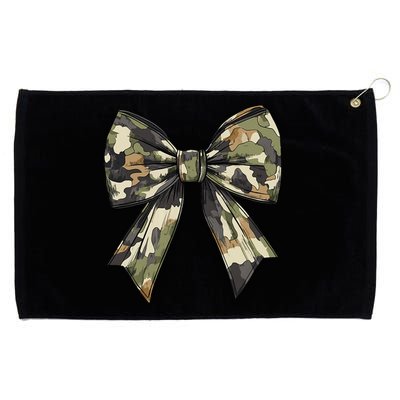 Camouflage Old Camo Bow Camo Coquette Bow Hunting Women Girl Grommeted Golf Towel