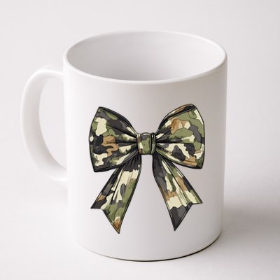 Camouflage Old Camo Bow Camo Coquette Bow Hunting Women Girl Coffee Mug