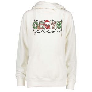 Christmas Obgyn Crew Obgyn Nurse Ultrasound Nurse Crew Gift Womens Funnel Neck Pullover Hood