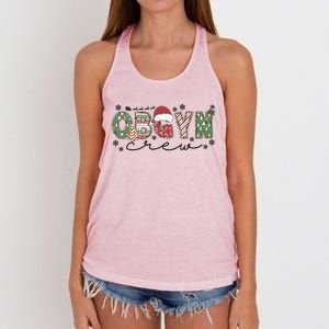 Christmas Obgyn Crew Obgyn Nurse Ultrasound Nurse Crew Gift Women's Knotted Racerback Tank