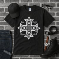 Coptic Orthodox Cross With Jesus Christ The Son Of God Tall T-Shirt