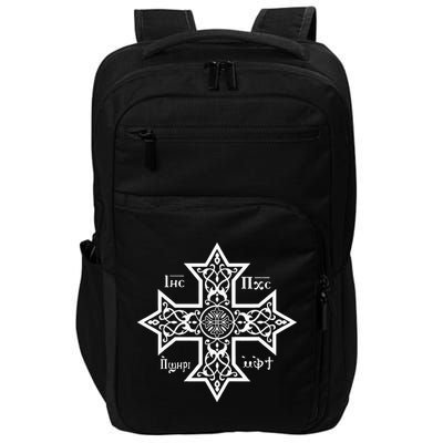 Coptic Orthodox Cross With Jesus Christ The Son Of God Impact Tech Backpack