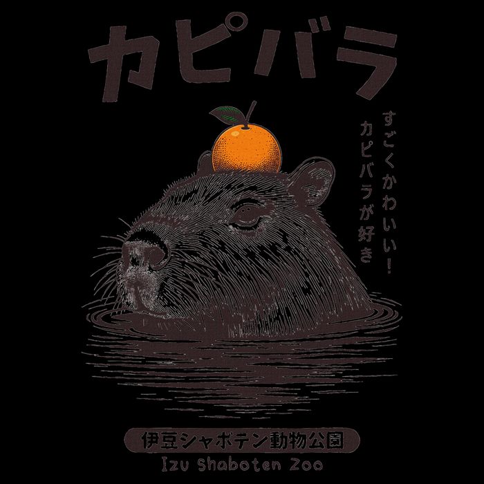 Capybara Onsen Capybara With Orange Capybara Lovers 16oz Travel Tumbler