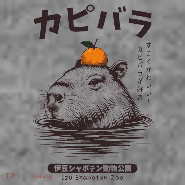 Capybara Onsen Capybara With Orange Capybara Lovers Toddler Hoodie