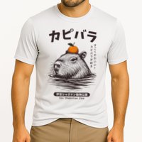 Capybara Onsen Capybara With Orange Capybara Lovers Performance Shirt
