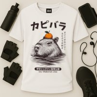 Capybara Onsen Capybara With Orange Capybara Lovers Performance Shirt