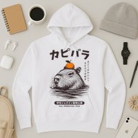 Capybara Onsen Capybara With Orange Capybara Lovers Hoodie