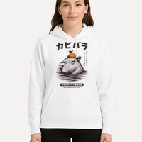 Capybara Onsen Capybara With Orange Capybara Lovers Hoodie