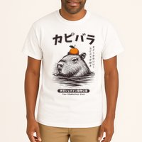 Capybara Onsen Capybara With Orange Capybara Lovers Tall T-Shirt