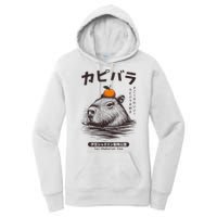 Capybara Onsen Capybara With Orange Capybara Lovers Women's Pullover Hoodie