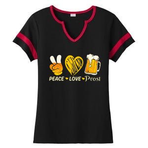 Cute Oktoberfest Costume Love Prost Prost Oktoberfest Ladies Halftime Notch Neck Tee