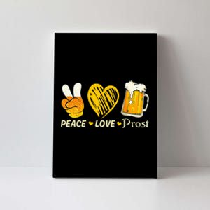 Cute Oktoberfest Costume Love Prost Prost Oktoberfest Canvas