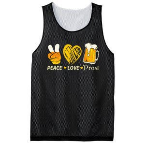 Cute Oktoberfest Costume Love Prost Prost Oktoberfest Mesh Reversible Basketball Jersey Tank