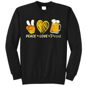 Cute Oktoberfest Costume Love Prost Prost Oktoberfest Tall Sweatshirt