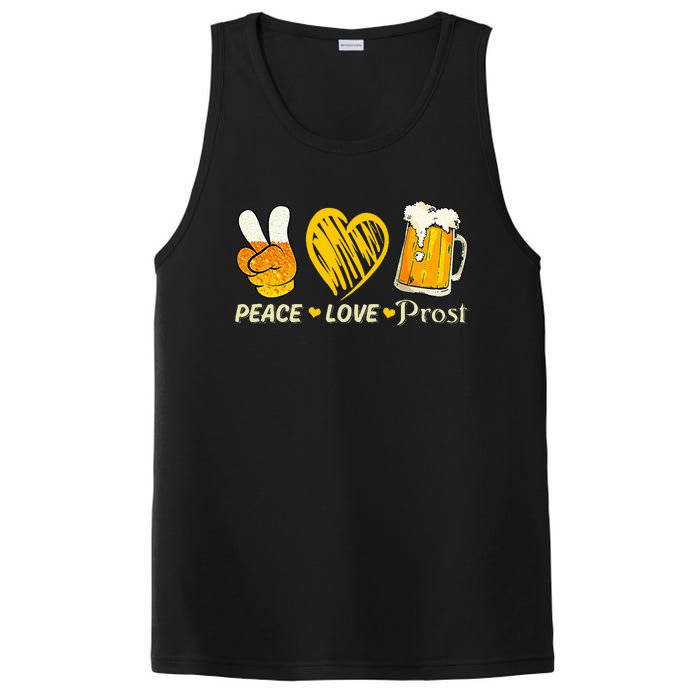 Cute Oktoberfest Costume Love Prost Prost Oktoberfest PosiCharge Competitor Tank