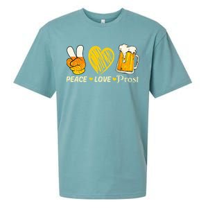 Cute Oktoberfest Costume Love Prost Prost Oktoberfest Sueded Cloud Jersey T-Shirt