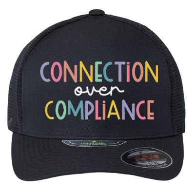 Connection Over Compliance Autism Awareness Month Flexfit Unipanel Trucker Cap