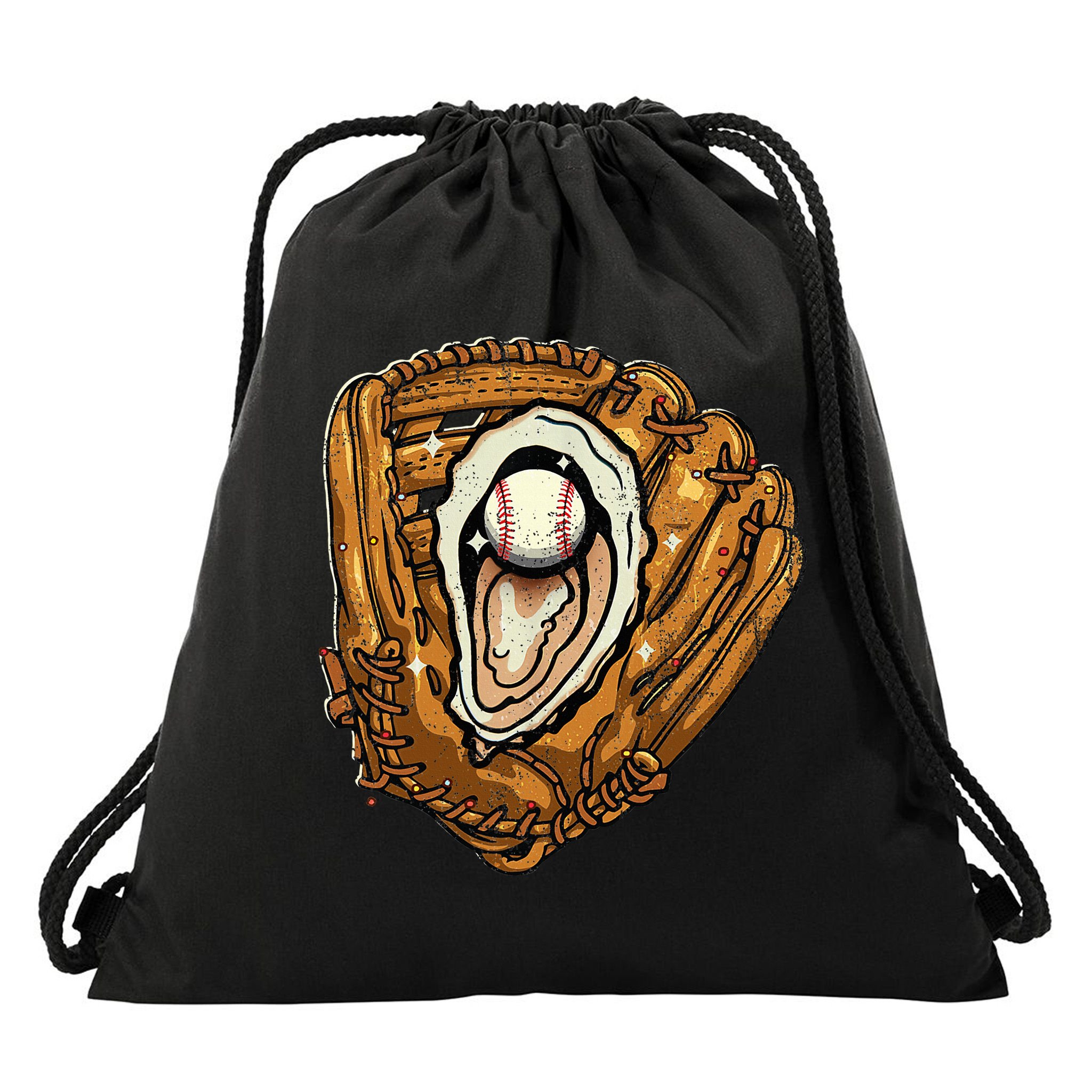 Chesapeake Oyster Catchers Drawstring Bag