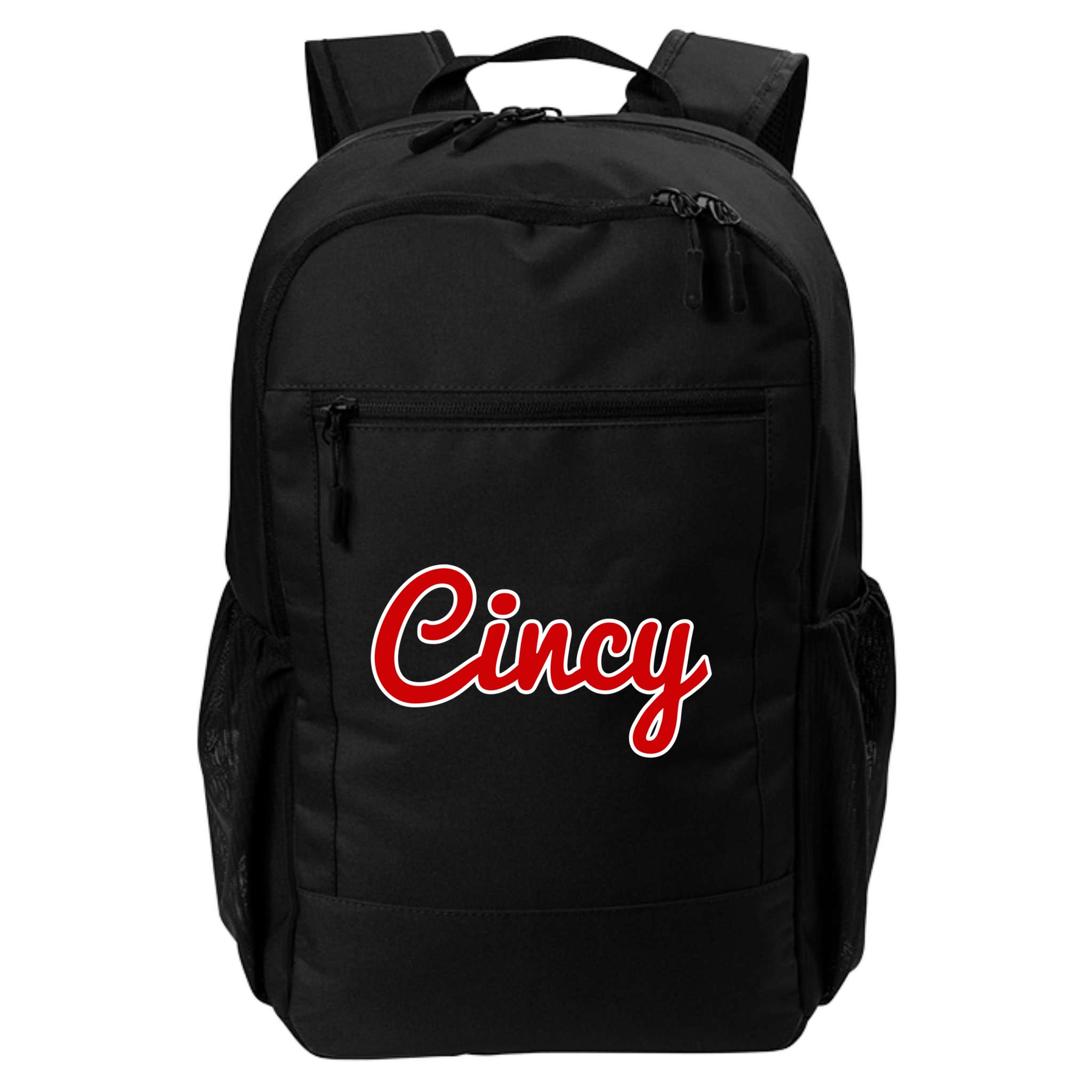 Cincinnati Ohio Classic Red Script Cincy City Gift Backpack