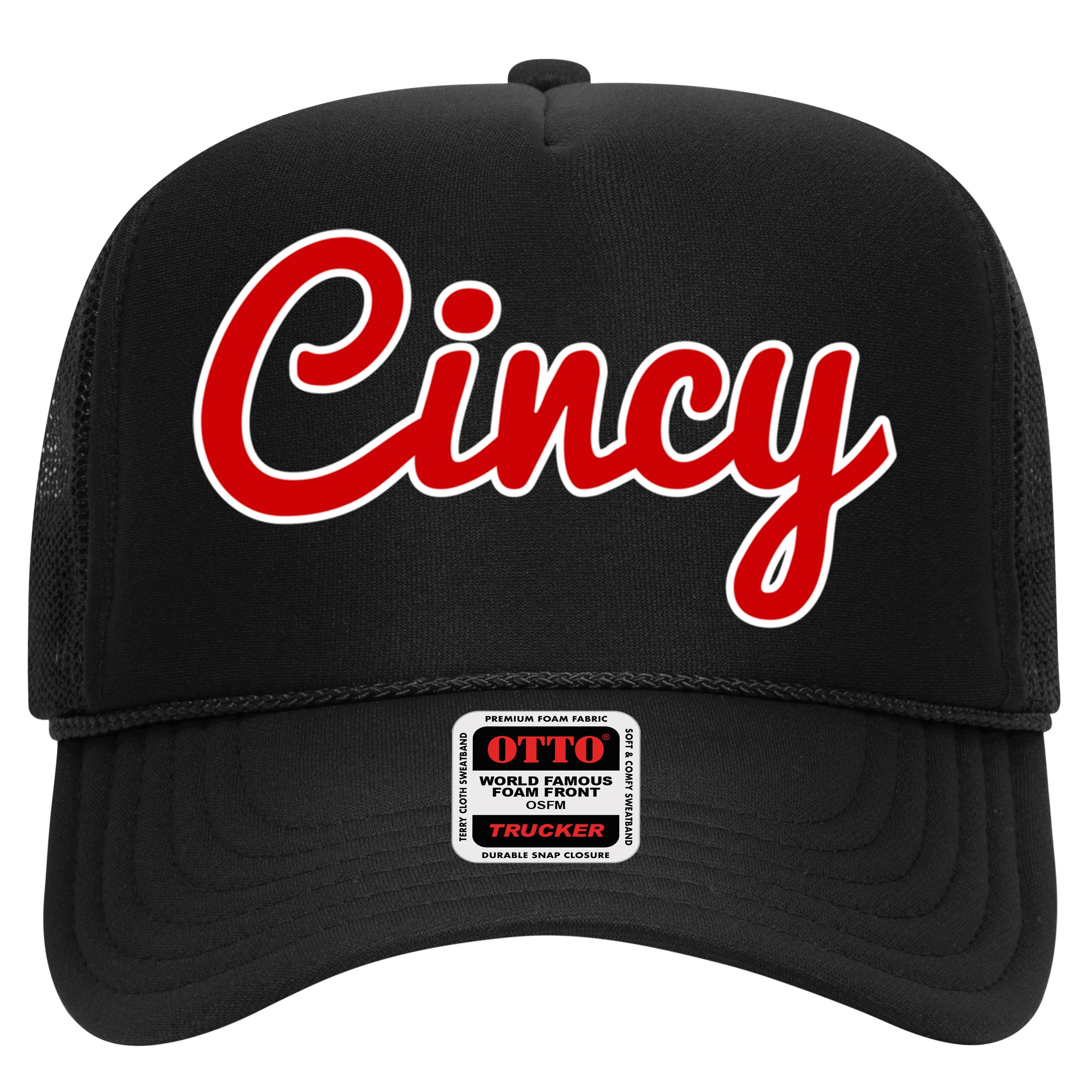 Cincinnati Ohio Classic Red Script Cincy City Gift Hat