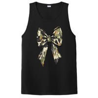 Camouflage Old Camo Bow Camo Coquette Bow Hunting Women Girl PosiCharge Competitor Tank