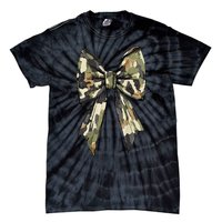 Camouflage Old Camo Bow Camo Coquette Bow Hunting Women Girl Tie-Dye T-Shirt