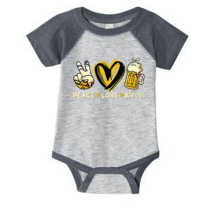 Cute Oktoberfest Costume Peace Love Prost Prost Oktoberfest Infant Baby Jersey Bodysuit