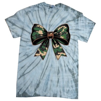 Camouflage Old Camo Bow Camo Coquette Bow Hunting Tie-Dye T-Shirt