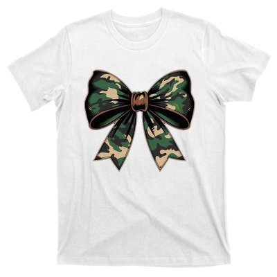 Camouflage Old Camo Bow Camo Coquette Bow Hunting T-Shirt