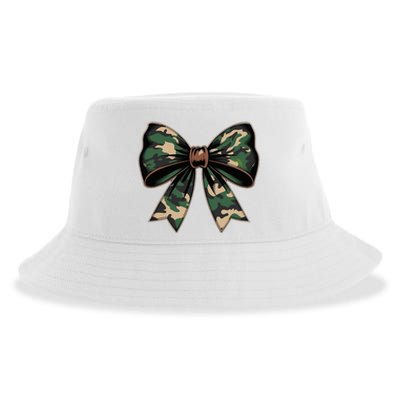 Camouflage Old Camo Bow Camo Coquette Bow Hunting Sustainable Bucket Hat