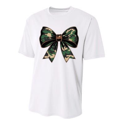 Camouflage Old Camo Bow Camo Coquette Bow Hunting Performance Sprint T-Shirt