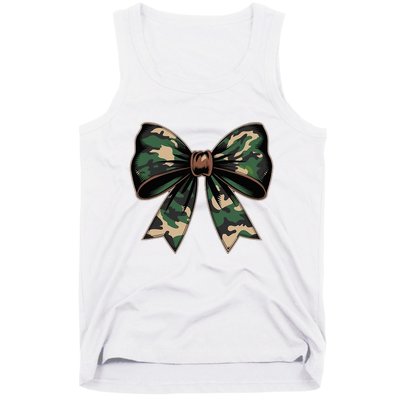 Camouflage Old Camo Bow Camo Coquette Bow Hunting Tank Top