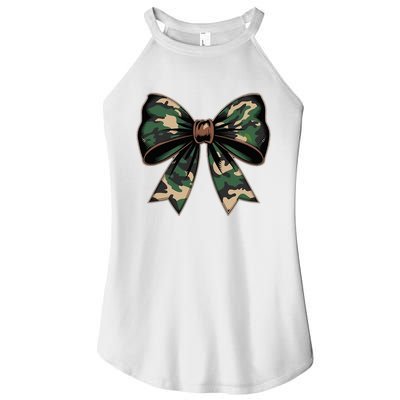 Camouflage Old Camo Bow Camo Coquette Bow Hunting Women’s Perfect Tri Rocker Tank