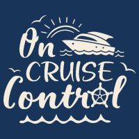 Cruise On Control Funny Boat Cruising Travel Summer Vacation 7 Panel Mesh Trucker Snapback Hat