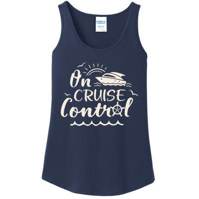 Cruise On Control Funny Boat Cruising Travel Summer Vacation Ladies Essential Tank