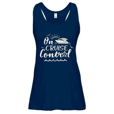 Cruise On Control Funny Boat Cruising Travel Summer Vacation Ladies Essential Flowy Tank