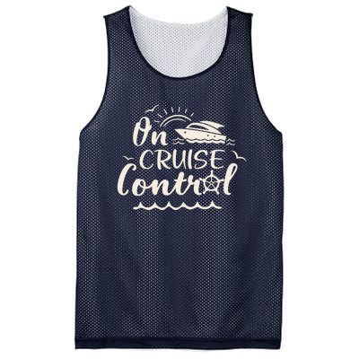 Cruise On Control Funny Boat Cruising Travel Summer Vacation Mesh Reversible Basketball Jersey Tank