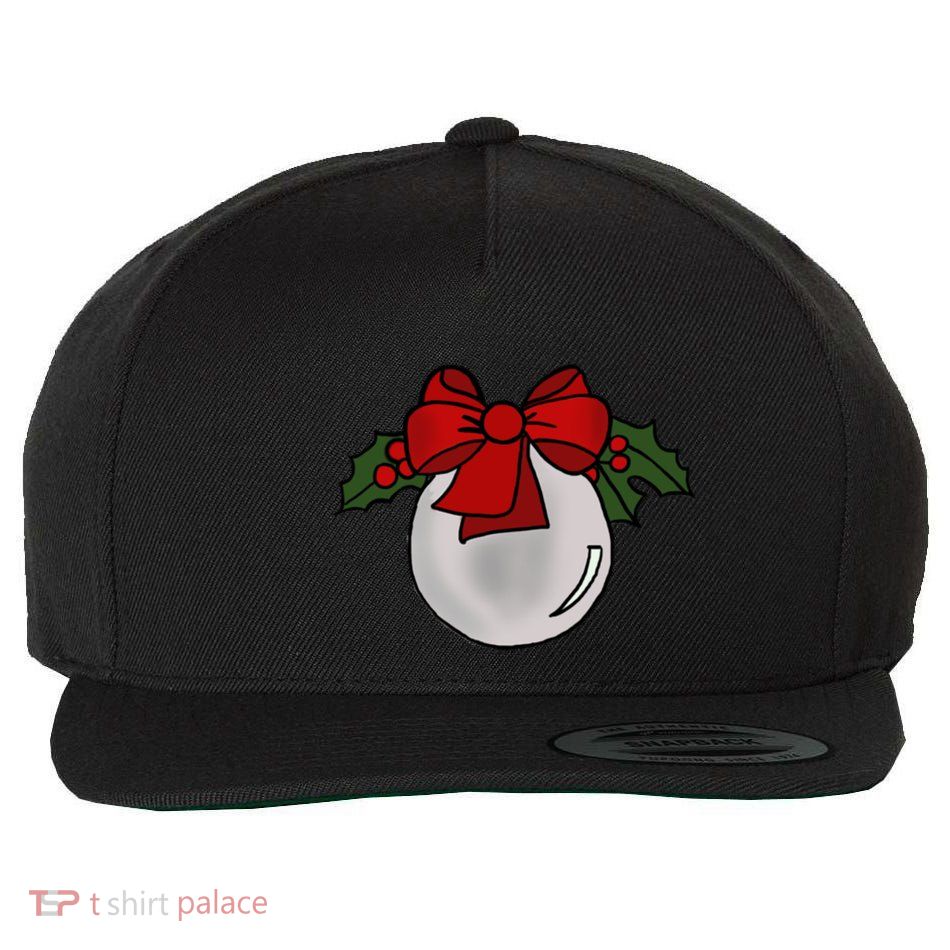 Christmas Ornament Wool Snapback Cap