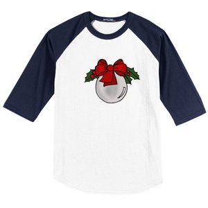 Christmas Ornament Baseball Sleeve Shirt