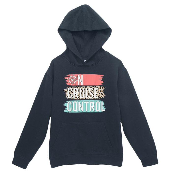 Control On Cruise Leopard Funny Summer Vacation Family Wo Urban Pullover Hoodie