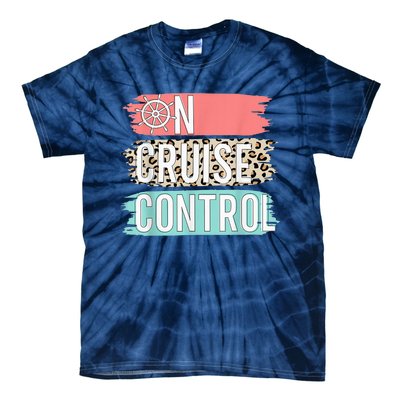 Control On Cruise Leopard Funny Summer Vacation Family Wo Tie-Dye T-Shirt