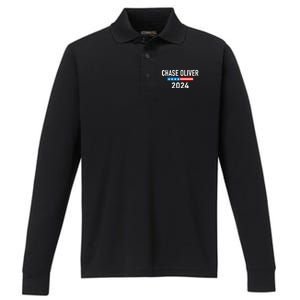 Chase Oliver Performance Long Sleeve Polo