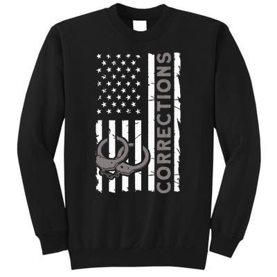 Correctional Officer Corrections Thin Silver Line Sweatshirt