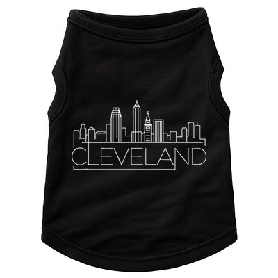 Cleveland Ohio City Skyline Doggie Tank