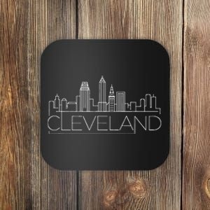 Cleveland Ohio City Skyline Coaster